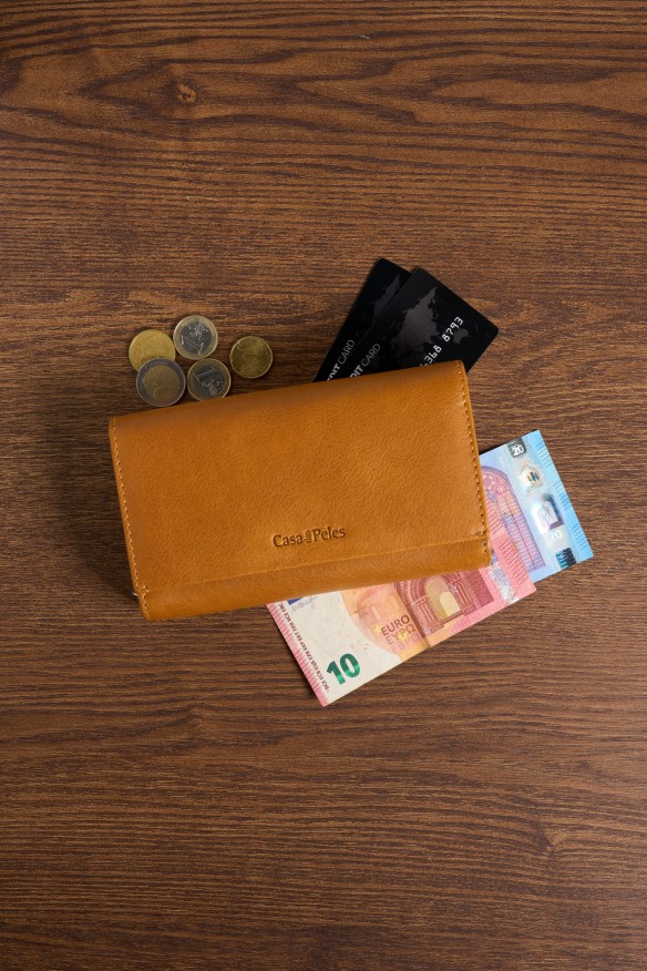 Carteira em pele  07107