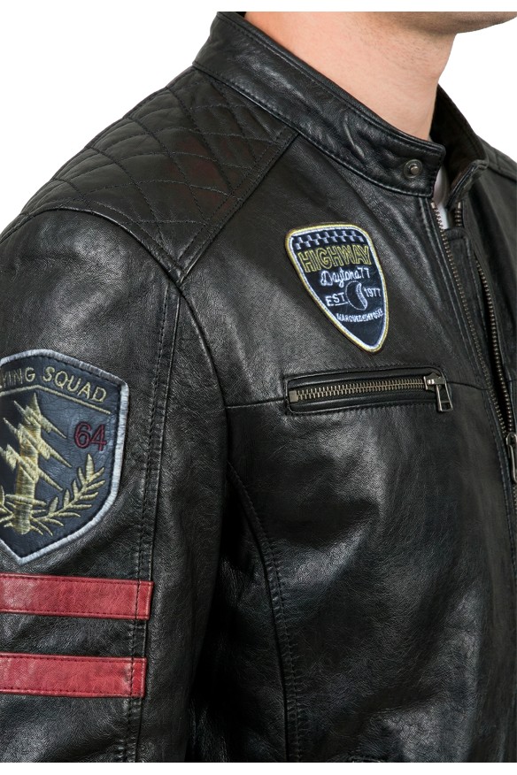 Blusão em Pele Hudson