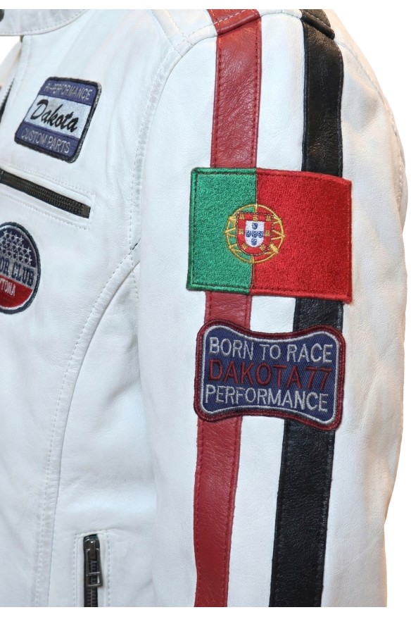 Blusão em pele Maverick
