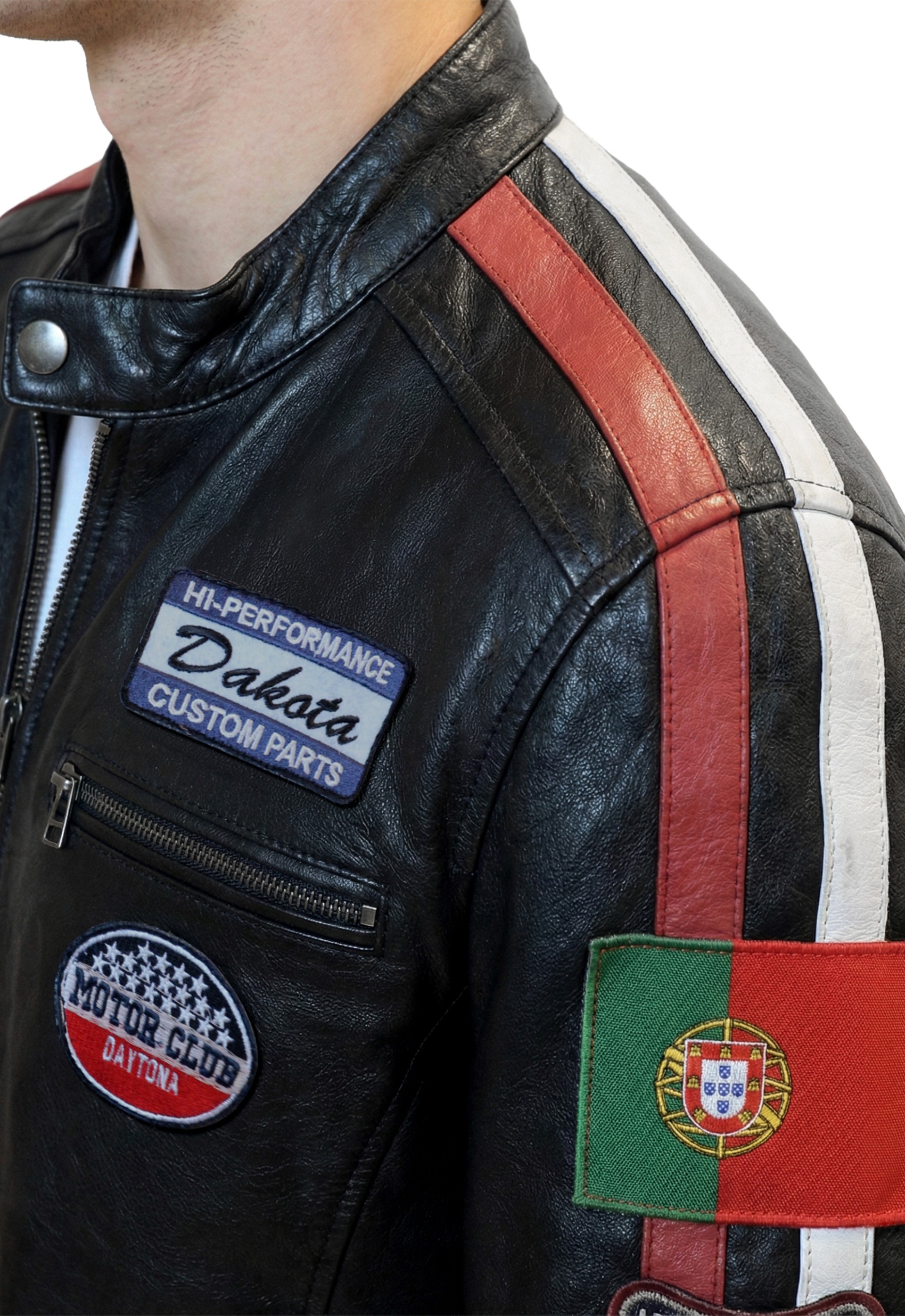 Blusão em pele Maverick