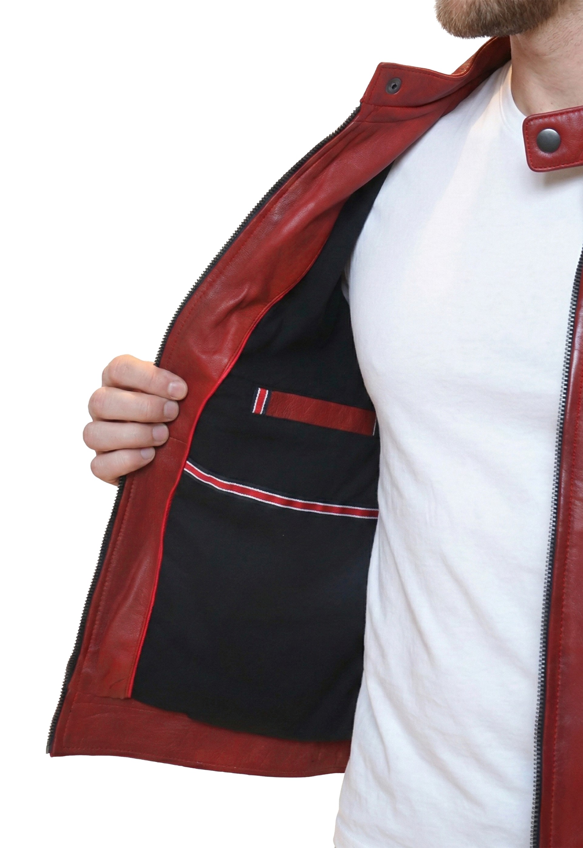 Blusão em pele Maverick