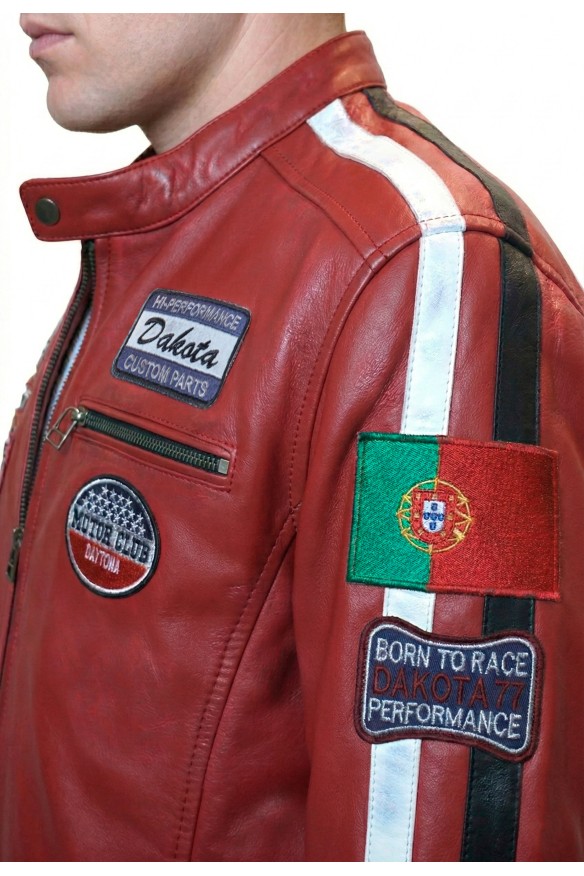Blusão em pele Maverick