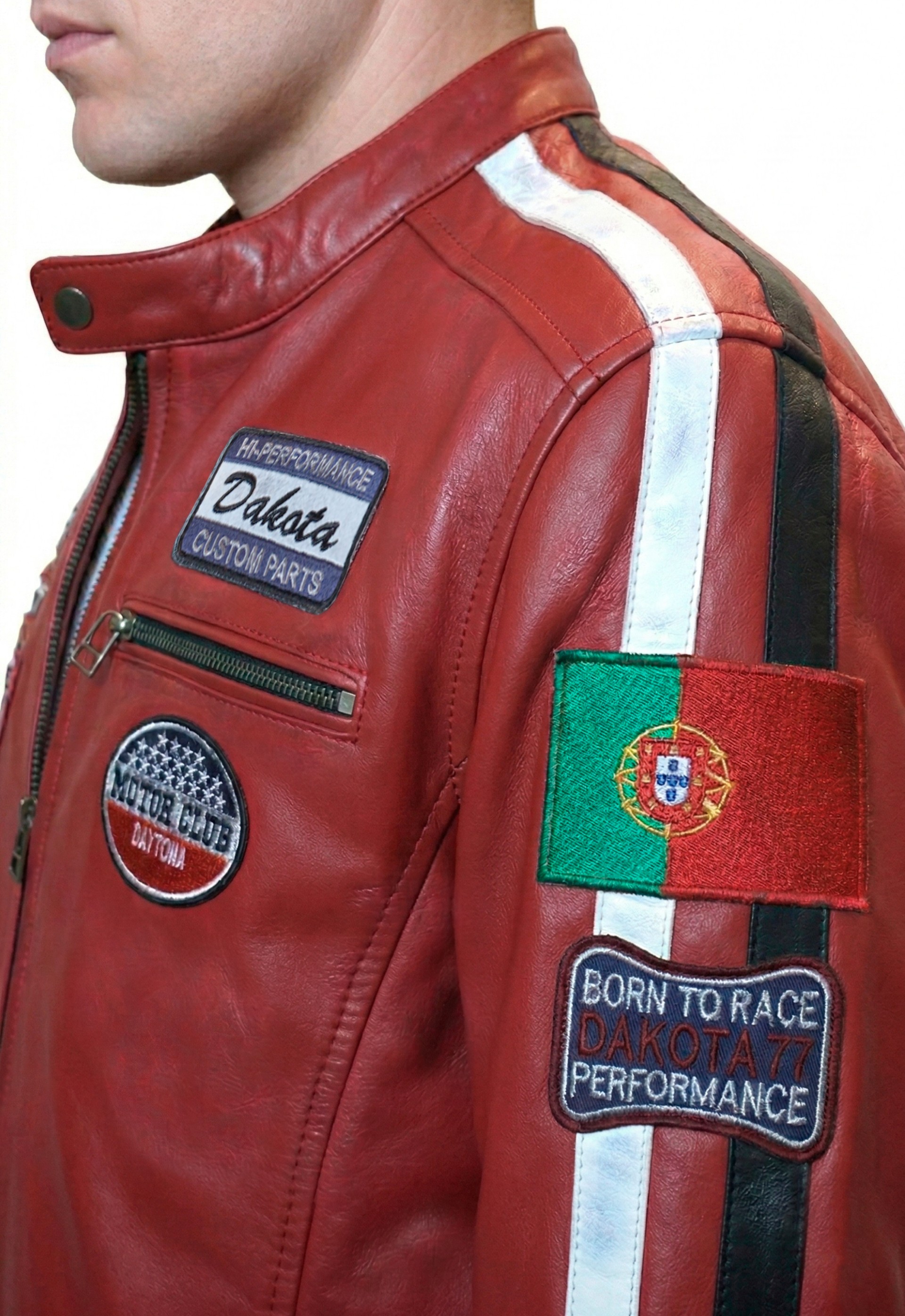 Blusão em pele Maverick
