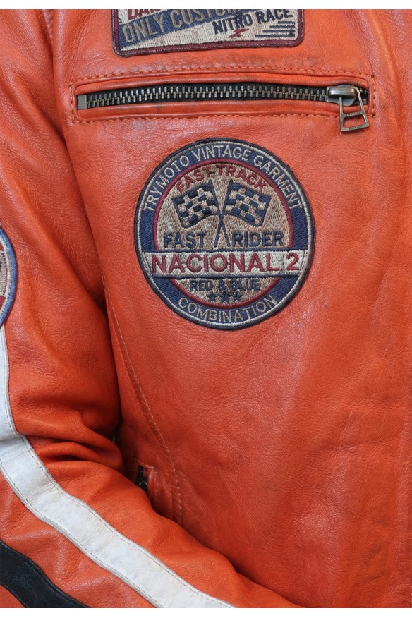 Blusão em pele Maverick