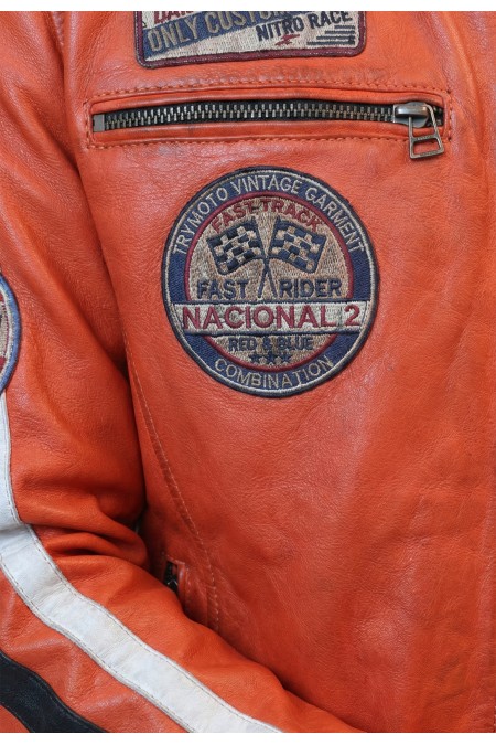 Blusão em pele Maverick Blusão em pele Maverick