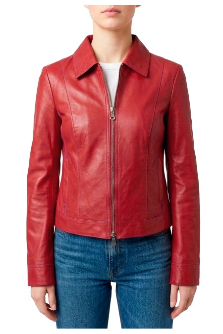 Blus�o em pele Milano
