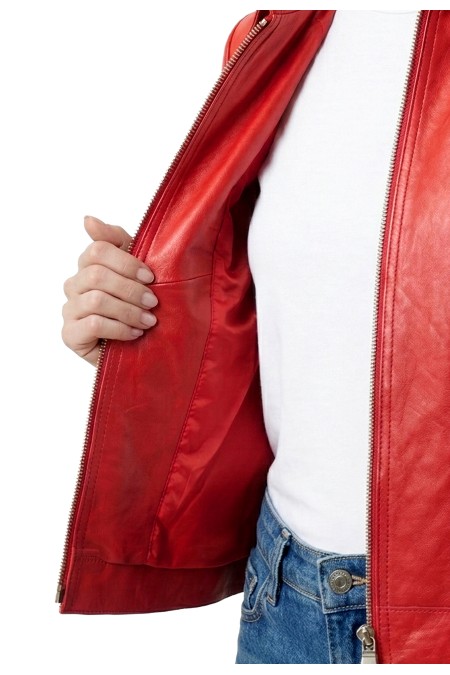 Blus�o em pele Milano