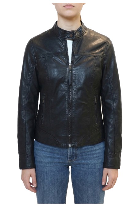 Blus�o em pele Adriana