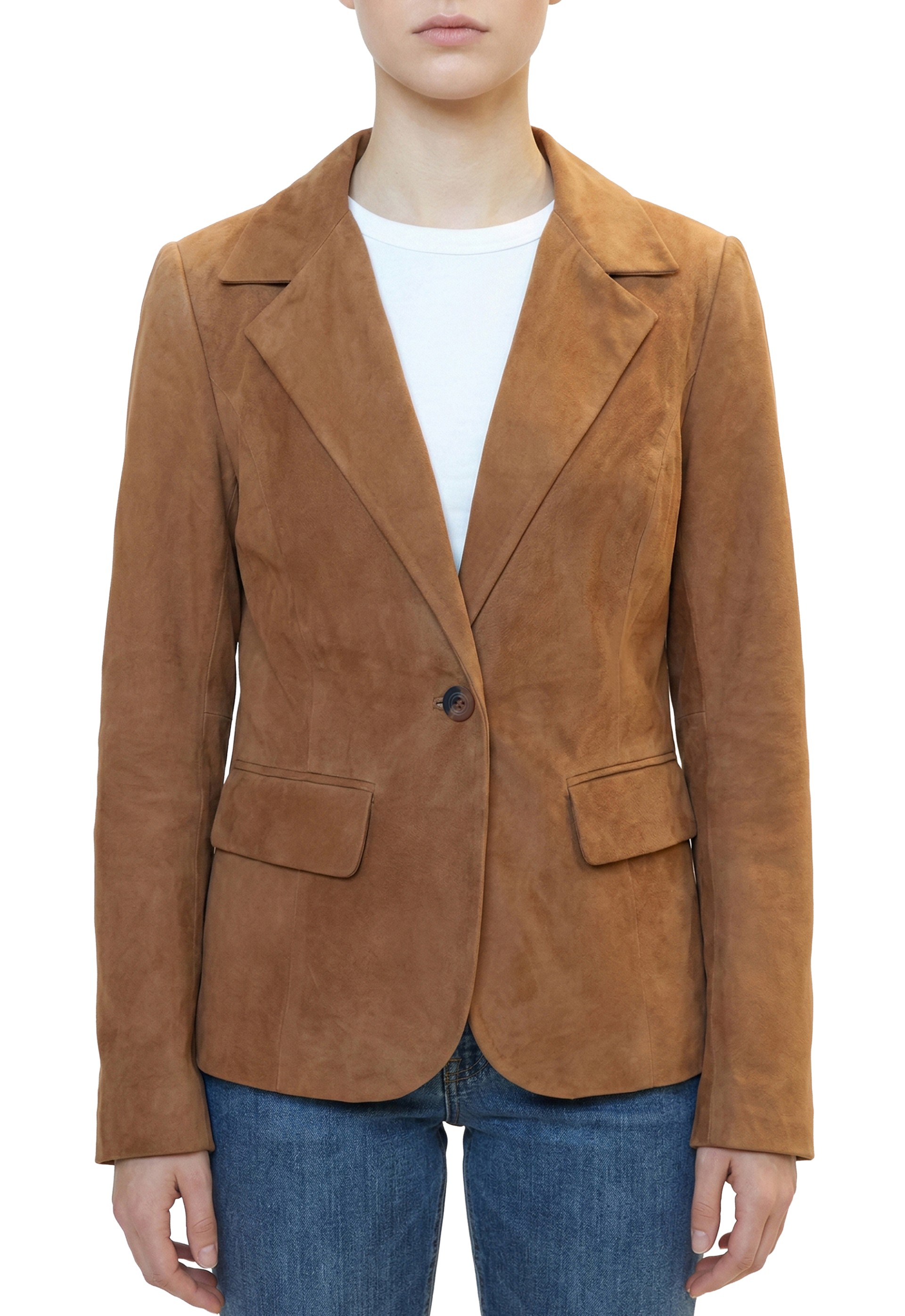 Blazer em Pele Florence