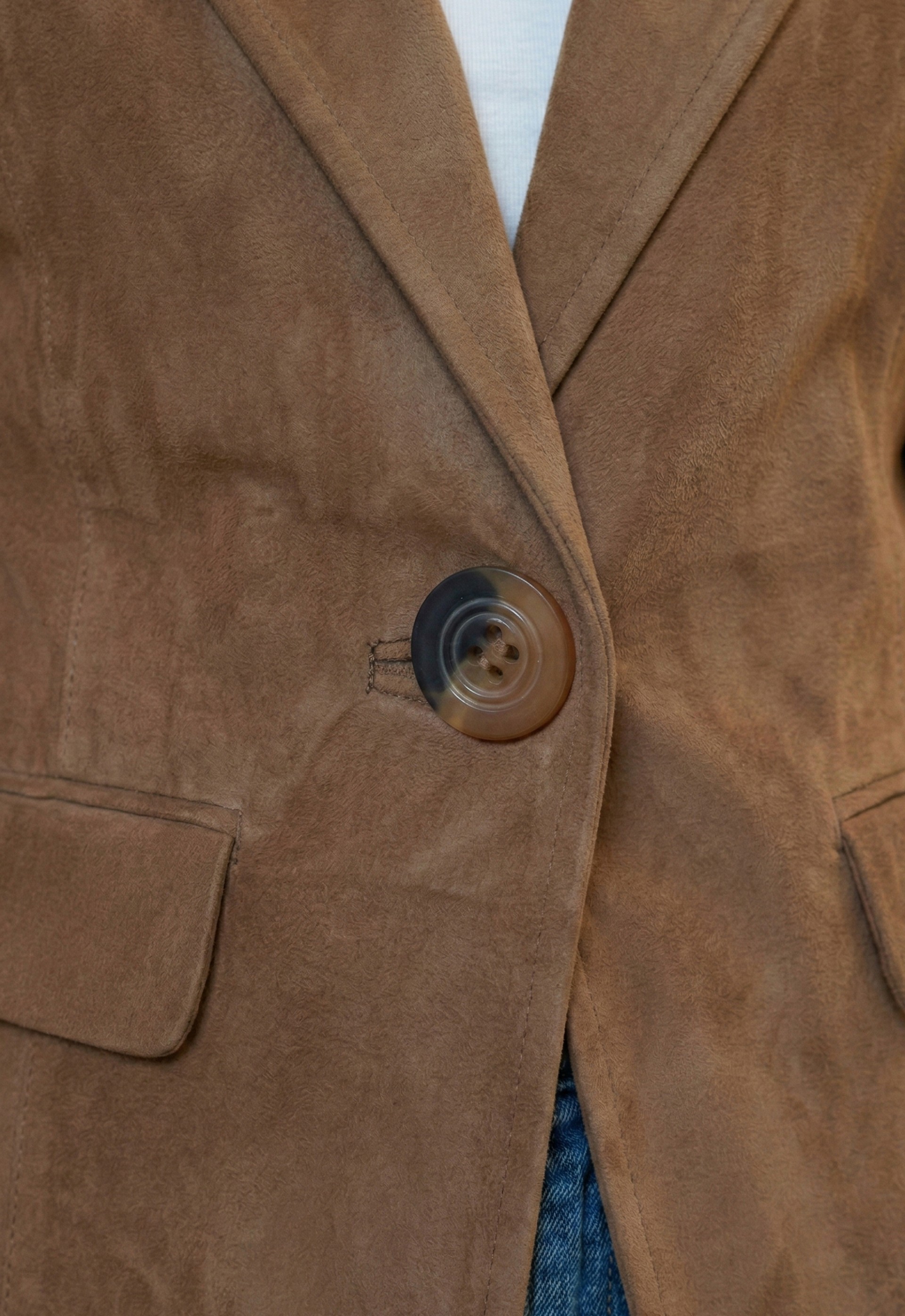 Blazer em Pele Florence