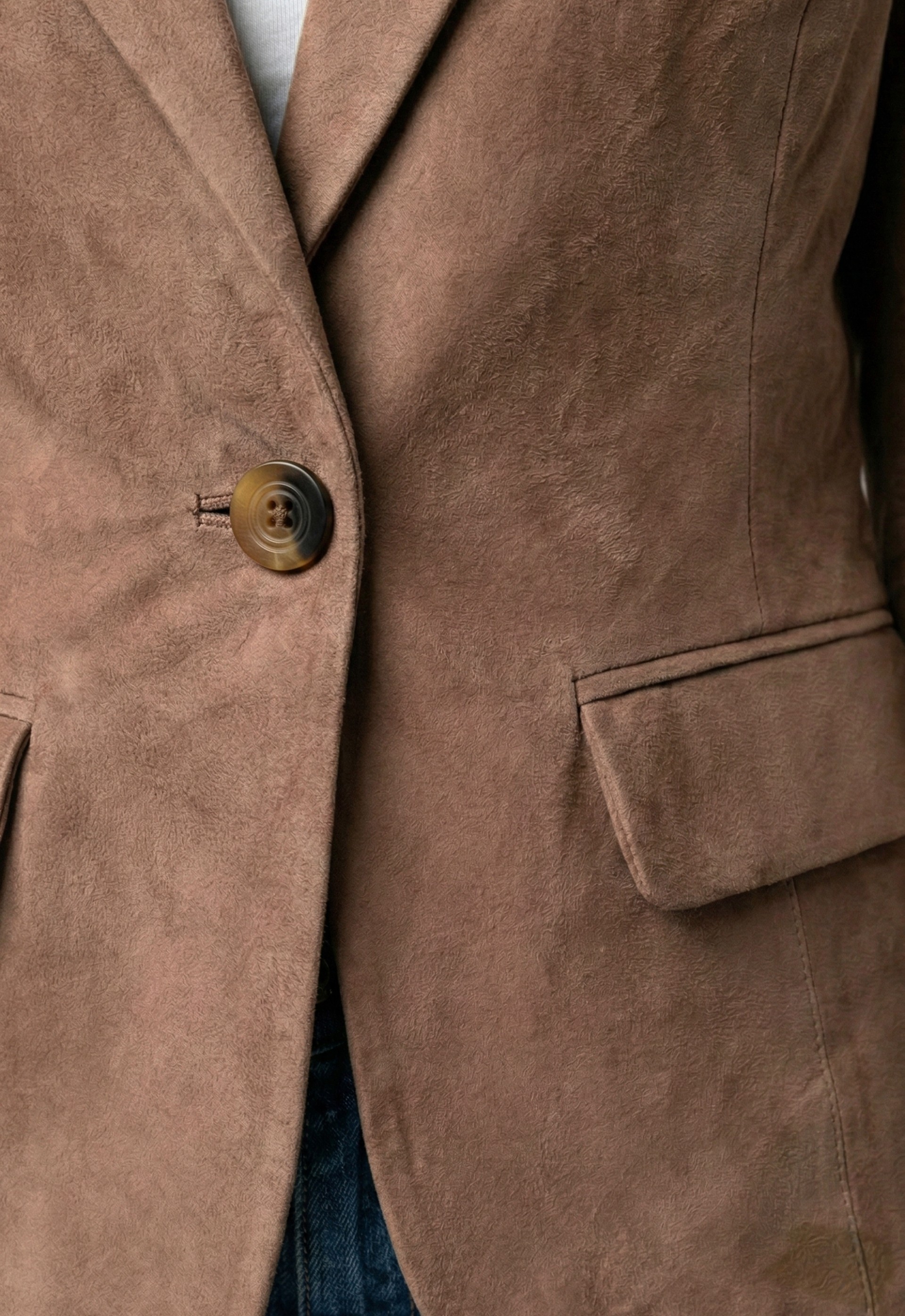 Blazer em Pele Florence