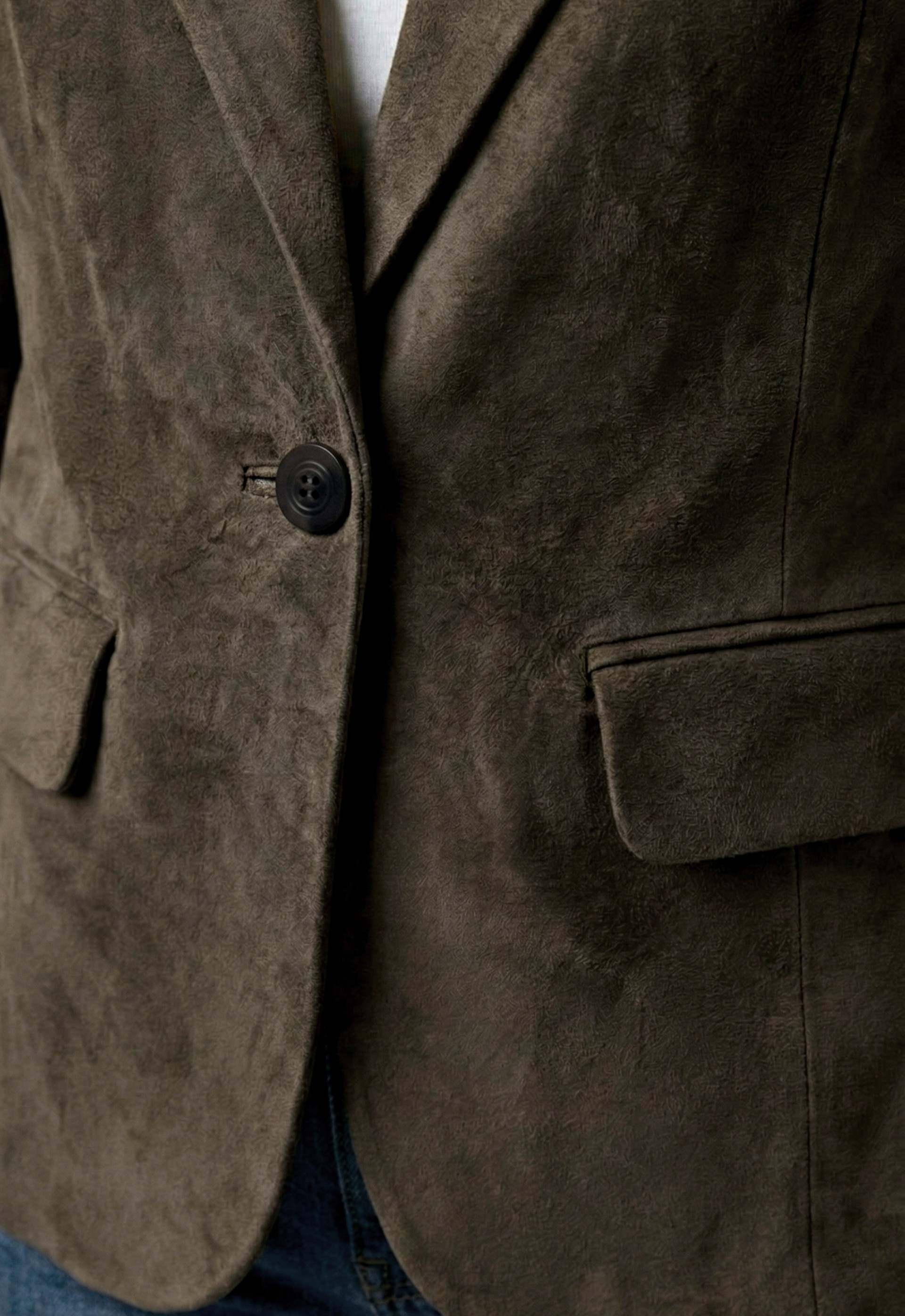 Blazer em Pele Florence