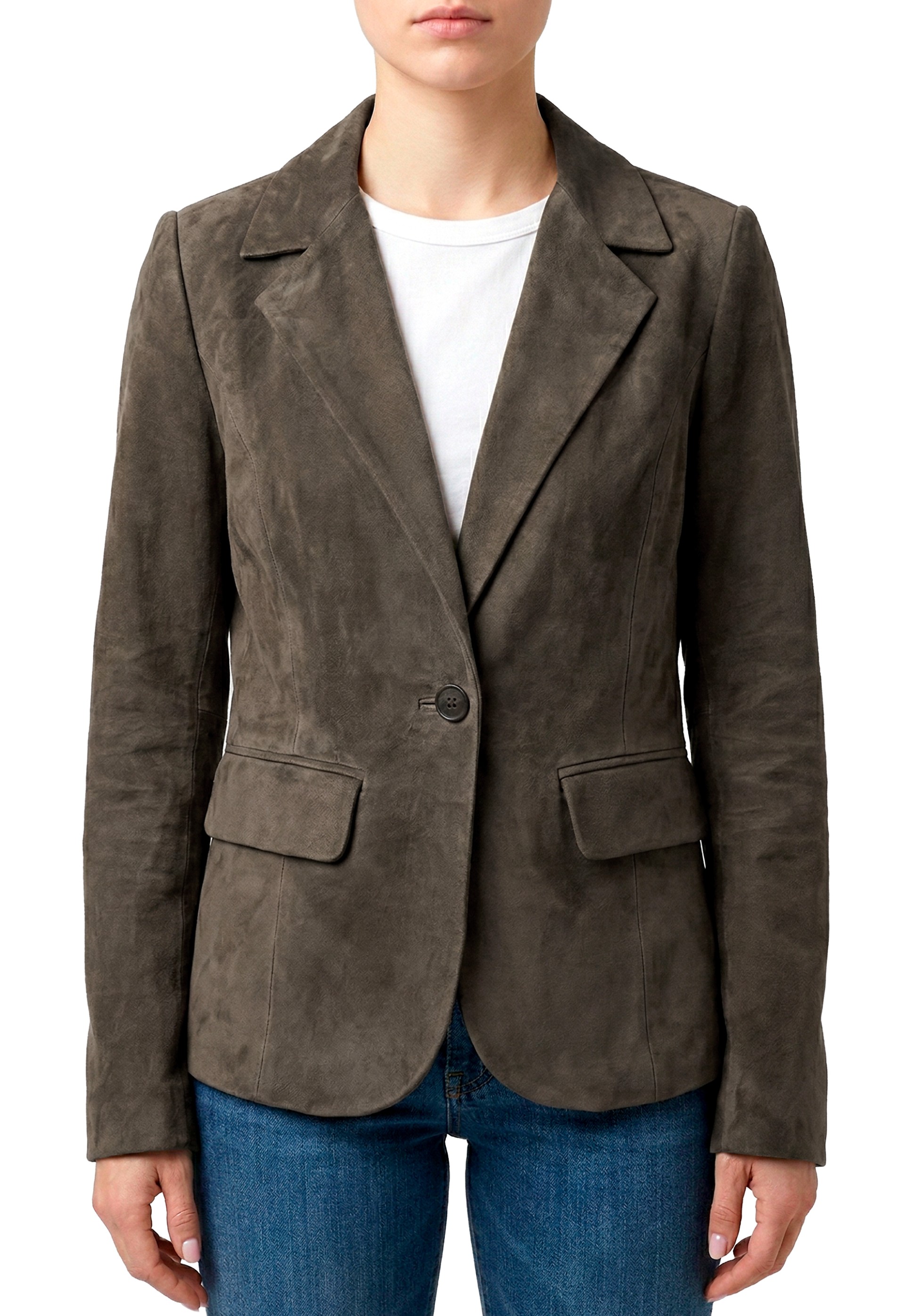 Blazer em Pele Florence