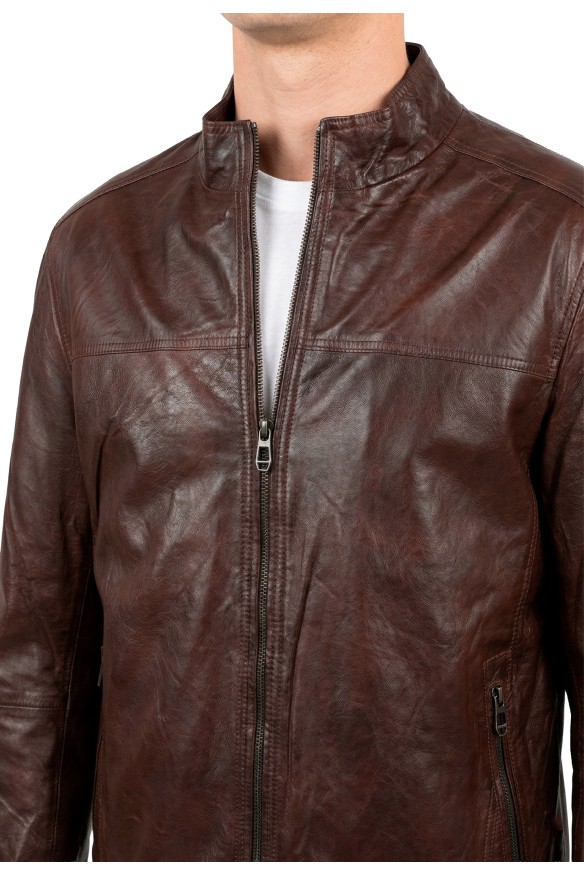 Blus�o em Pele Logan