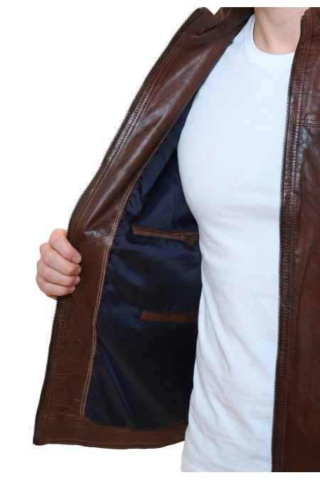 Blus�o em Pele Logan