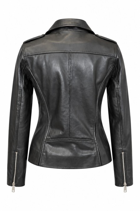 Blus�o em Pele Ravena