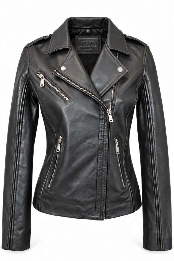 Blus�o em Pele Ravena