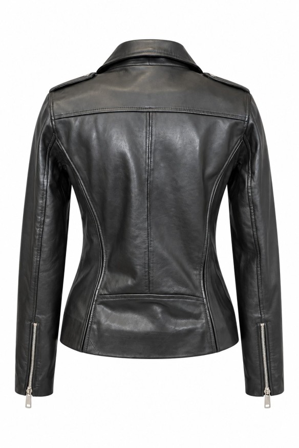 Blus�o em Pele Ravena