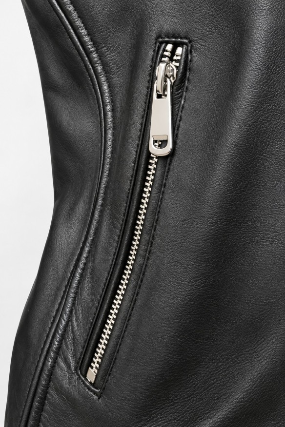 Blus�o em Pele Ravena