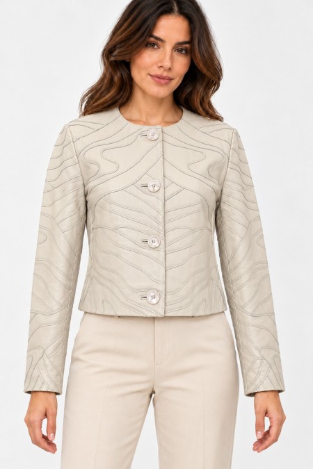 Blus�o em Pele Ondina